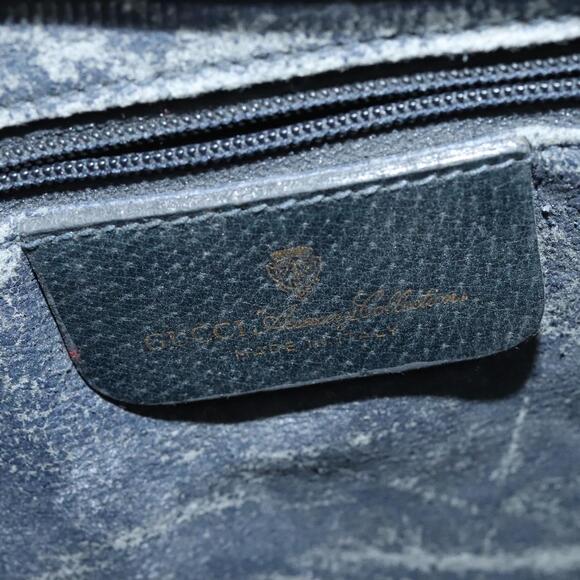 GUCCI GG Supreme Sherry Line Shoulder Bag Pvc Navy Gold 41 02 013 - Picture 15 of 16